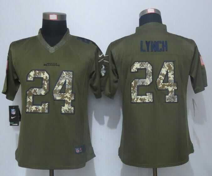 Women Limited Nike Seattle Seahawks #24 Lynch Green Salute To Service Jersey,We sell and wholesale Women Limited Nike Seattle Seahawks #24 Lynch Green Salute To Service Jersey on line form chian!